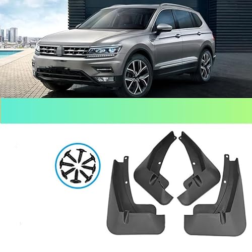 Auto Fender für Volkswagen Tiguan L 2017-2020, Auto Schmutzfänger Auto Mudguard Schlammklappen Kotflügel Spritzschutz Autozubehör von SANNIS