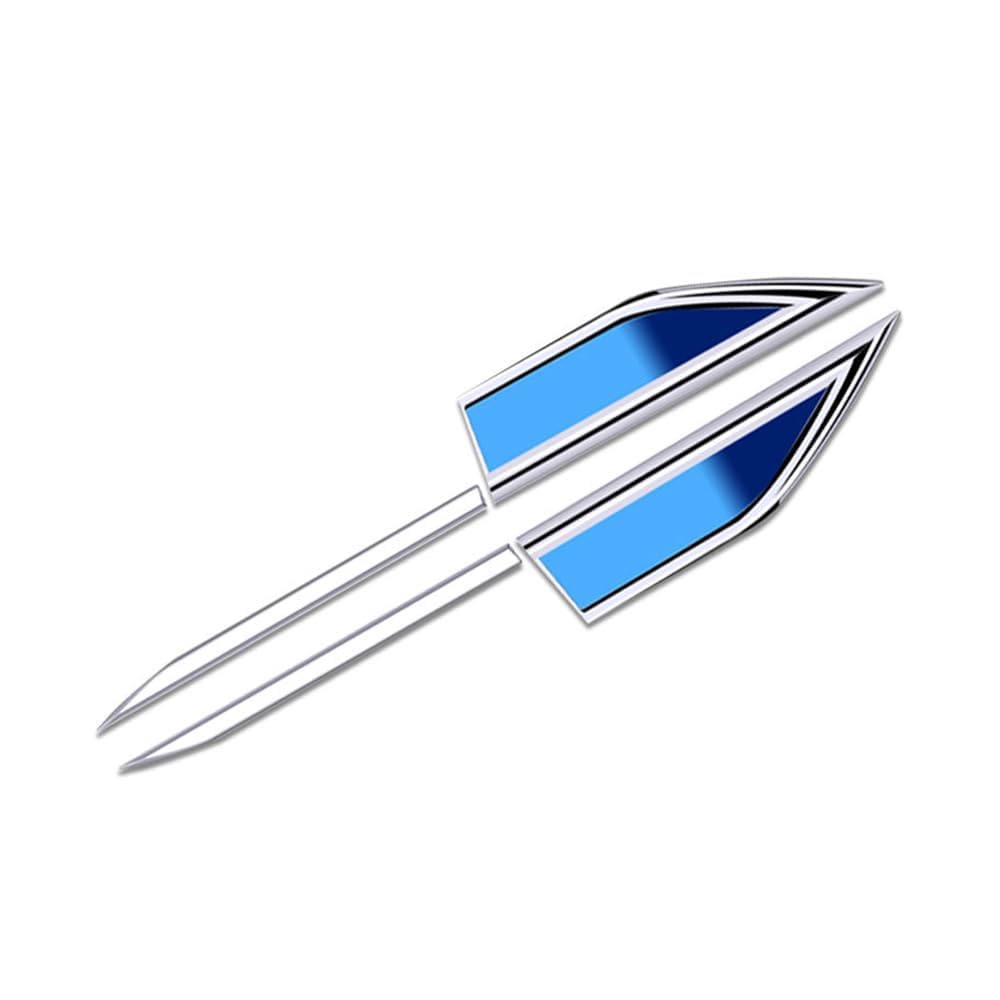 SANNITOU Auto Emblem Aufkleber für Mini Clubman II ab 2015, Autoaufkleber Kühlergrill Front Motorhaube Kofferraum 3D Logo Heckklappen Buchstaben Selbstklebende Ersatz Dekoration,Blue von SANNITOU