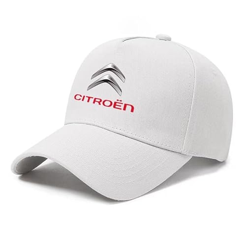 SANNITOU Baseball Cap Herren und Damen Verstellbare Baseballkappe für Citroen C4 Grand SpaceTourer Einheitsgröße Sonnenmütze Basecap mit Auto-Logo,OneSize-A von SANNITOU