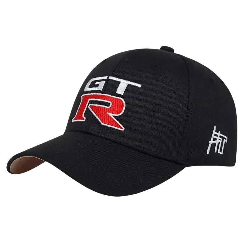 SANNITOU Baseball Cap Herren und Damen Verstellbare Baseballkappe für GTR Einheitsgröße Sonnenmütze Basecap mit Auto-Logo,OneSize-Black von SANNITOU