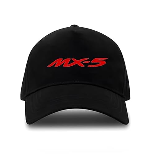 SANNITOU Baseball Cap Herren und Damen Verstellbare Baseballkappe für Mazda MX-5 Einheitsgröße Sonnenmütze Basecap mit Auto-Logo,OneSize-C von SANNITOU