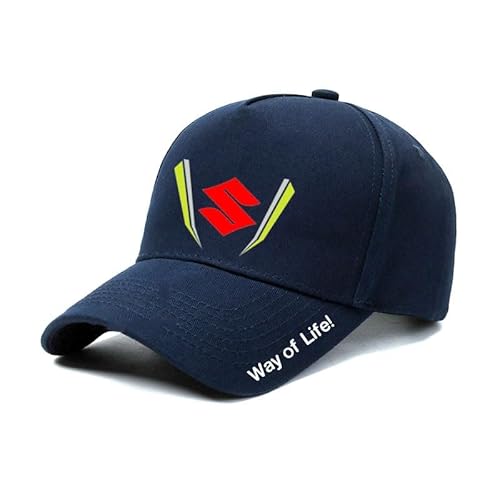 SANNITOU Baseball Cap Herren und Damen Verstellbare Baseballkappe für Suzuki Einheitsgröße Sonnenmütze Basecap mit Auto-Logo,OneSize-E von SANNITOU