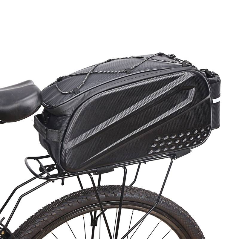 SANON Gepäckträgertasche, Fahradtaschen Hinten Gepäckträger, wasserdichte Fahrrad Gepäckträgertasche, Fahrradtasche Für Rennrad Mountainbike von SANON