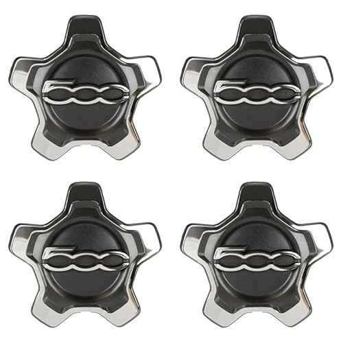 4 Stück Nabendeckel Radnabenkappen für FIAT 500X (16inch), Felgendeckel Autonaben Kratzfest und Wasserdicht Radnaben Auto Zubehör von SANQIUTOU