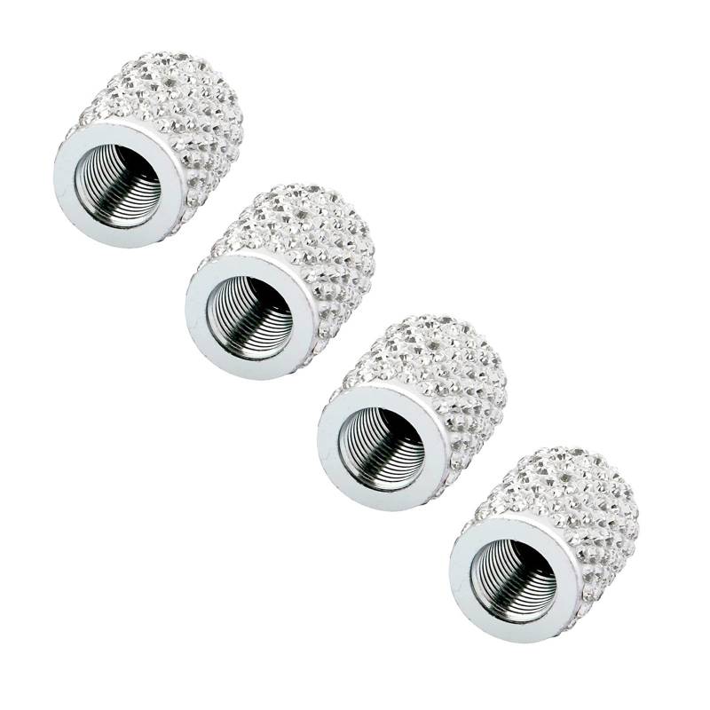 4pcs Twinkle Reifenventile Stammabdeckungen Staubdestfürst Und Anti Reifenventile Kappen Set Allgemein Für Auto SUV Motorradfahrrad von SANRLO