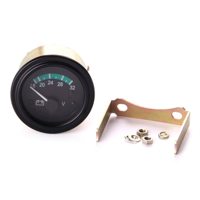 SANRLO Multifunktions 12V/24V Fahrzeug Voltmeter Metall Spannungen Messgeräte Tragbare 12V/24V Auto Voltmeter Einfache Installation Für Auto von SANRLO