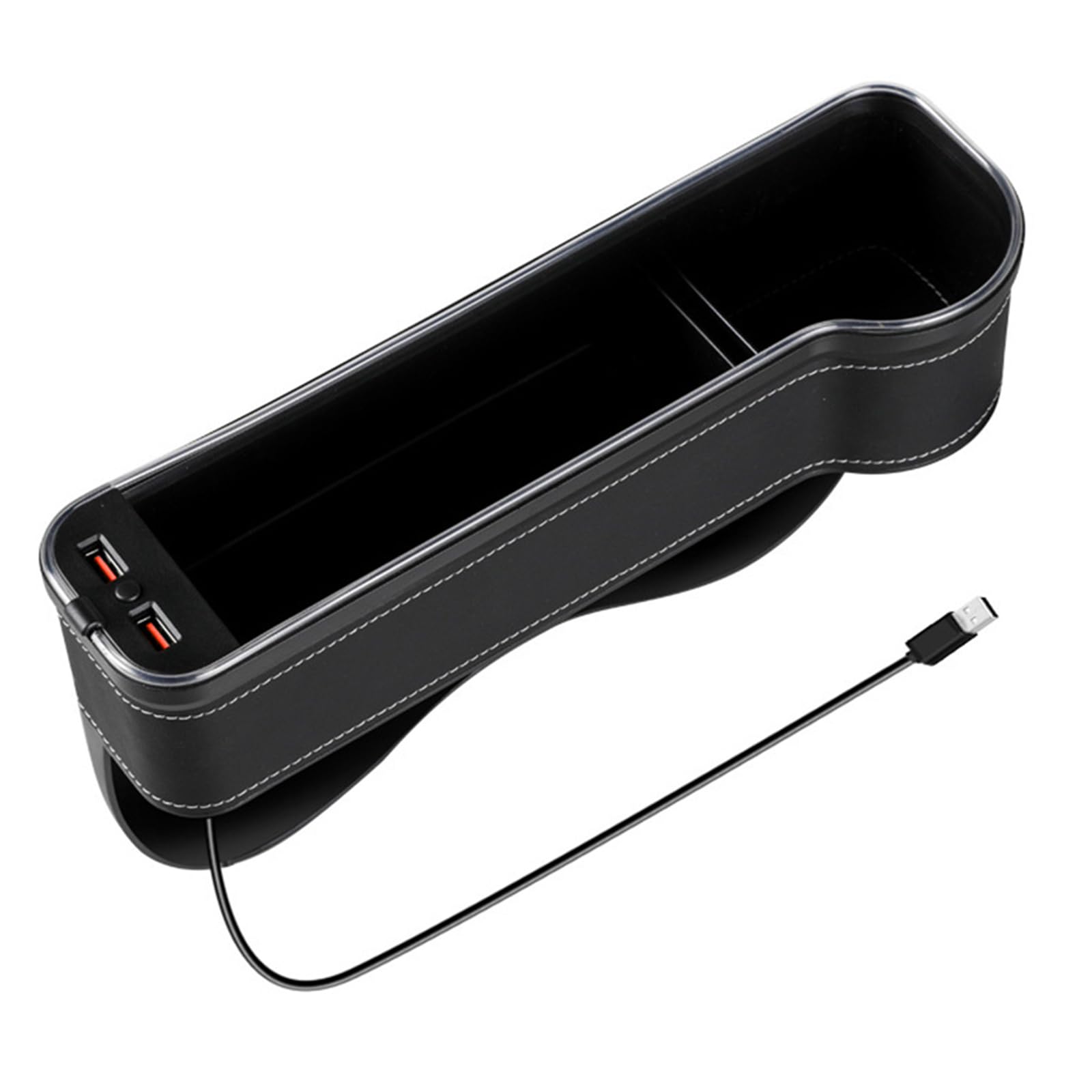 SANRLO Passend Autositz Aufbewahrungsbox LED Hält Telefon Geld Taschentuch USB Aufladung von SANRLO