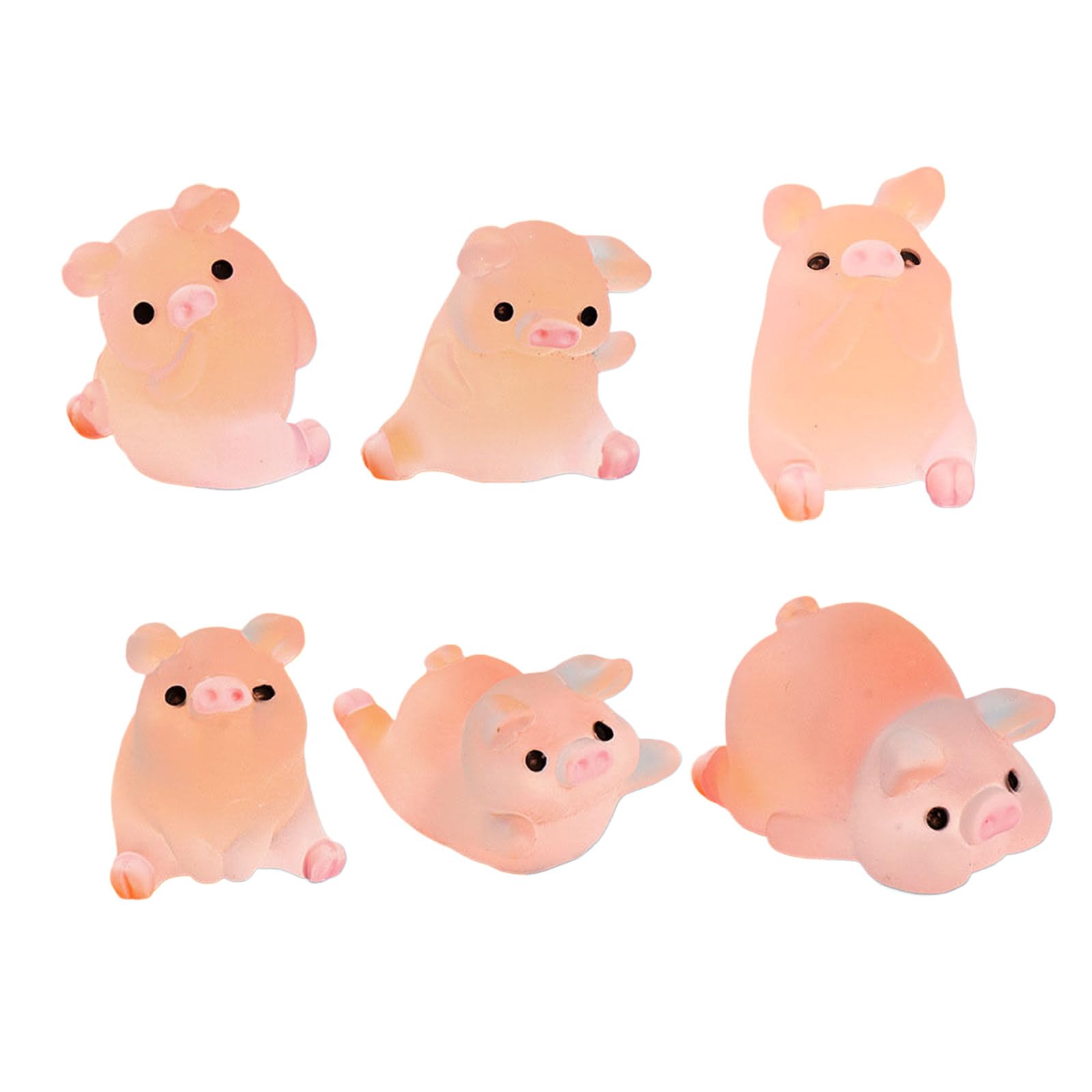 Schöne Schweine Auto Ornament Schweine Miniatur Figur Mittelkonsole Dekoration Für Auto Innenraum Desktop Dekore von SANRLO