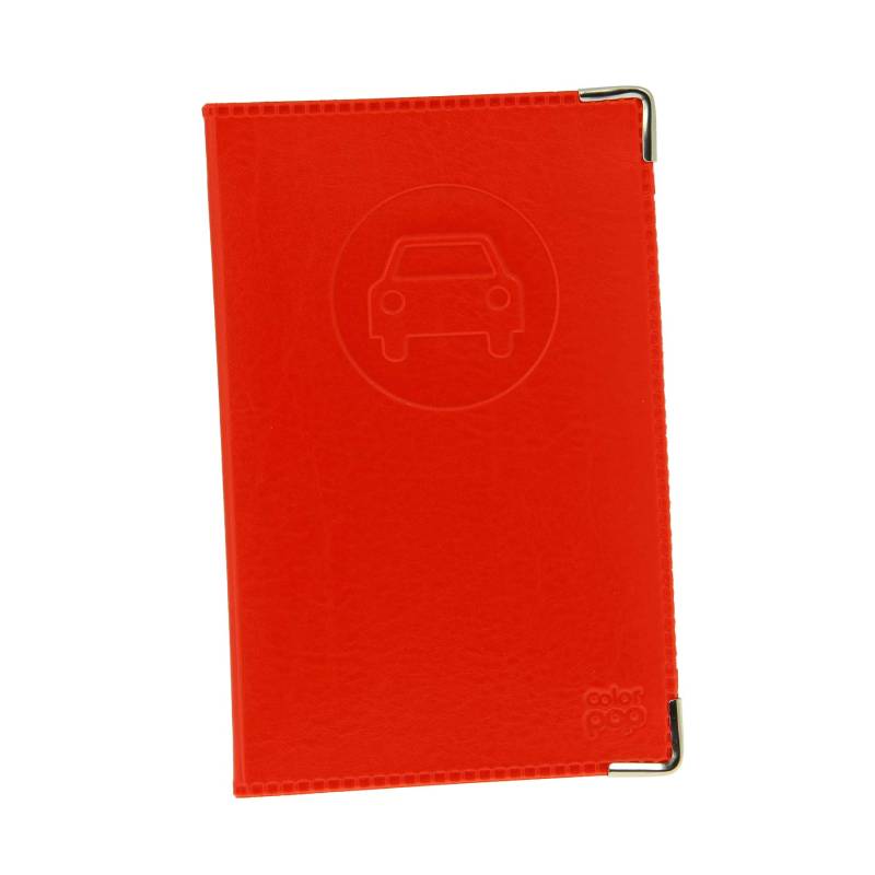 Color Pop 550063 Porte-Papiers Véhicule - Nouveau Permis - Coloris Rouge von Color Pop