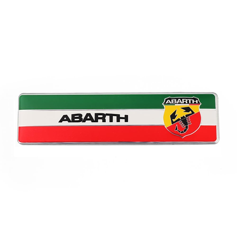 Auto Logo Modifikation Aufkleber für Abarth 500 595 695, Auto-Aufkleber Auto-Emblem Karosserie-Dekoration Logo-Styling Aufkleber Logo,B von SANSANS