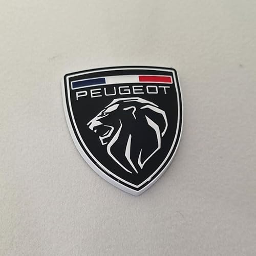 Auto Logo Modifikation Aufkleber für Peugeot 308 408 3008 4008 5008, Auto-Aufkleber Auto-Emblem Karosserie-Dekoration Logo-Styling Aufkleber Logo,A von SANSANS