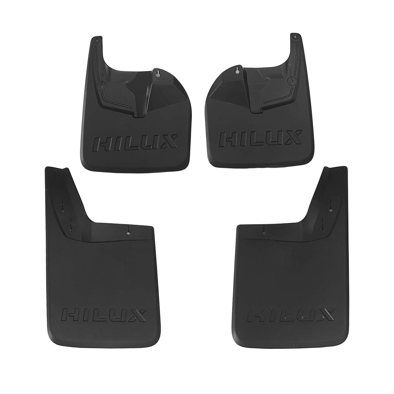 4 Stück Auto Schmutzfänger für Toyota Hilux 2015 2016 2017 2018 2019-2024,Kotflügel Mud Flaps Zubehör Auto Vorne Hinten Kratzfest Spritzschutz Kein Bohren von Löchern Erforderlich von SANSHAOS