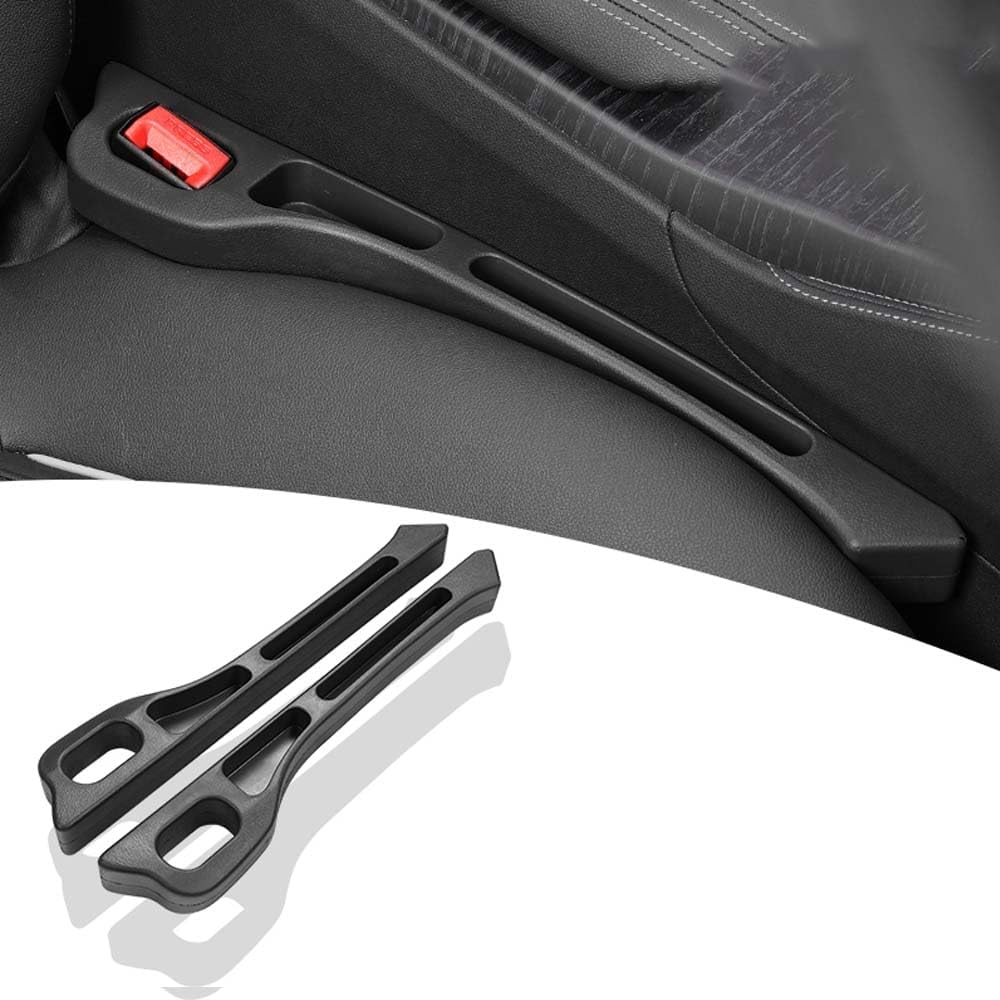 SANSHAOS 2 Stück Autositz Lückenfüller Gap Plug für Opel Corsa 5-Türer E X15 I 2014-2019 Sitzseite Auslaufsicherer Streifen Sitzlückenfüller Auto Zubehör Innenraum,Black von SANSHAOS