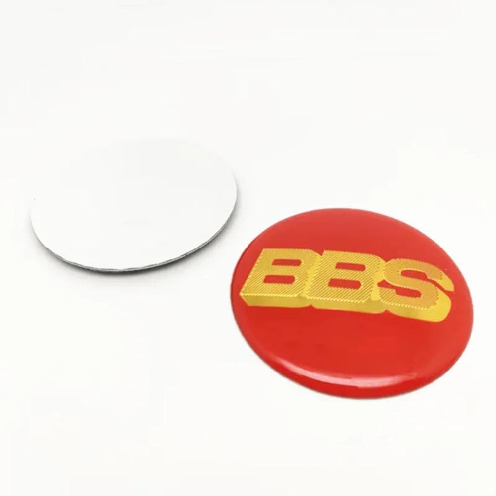 SANSHAOS Radnabenabdeckung Aufkleber Logo Radnabenkappen Zentralabdeckung Abzeichen für BBS 60MM 70MM, Nabendeckel Staubdicht Wasserdicht, 4 Stück,70MM-B von SANSHAOS