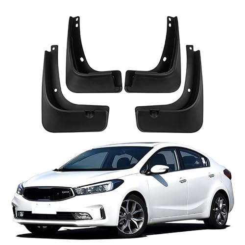 4Stücke Auto Schmutzfänger für Kia Forte 2016-2017, KotflüGel Anti-Schmutz Abdeckung Car Splash Guard Screw Hole Design Car Styling Dekorationszubehör von SANSHAOWUDI