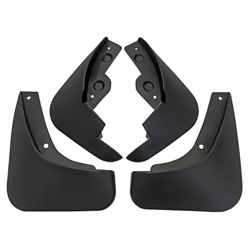 4Stücke Auto Schmutzfänger für Mazda 3 Hatchback M3 2004-2008, KotflüGel Anti-Schmutz Abdeckung Car Splash Guard Screw Hole Design Car Styling Dekorationszubehör von SANSHAOWUDI