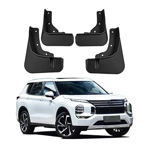 4Stücke Auto Schmutzfänger für Mitsubishi Outlander 2023, KotflüGel Anti-Schmutz Abdeckung Car Splash Guard Screw Hole Design Car Styling Dekorationszubehör von SANSHAOWUDI