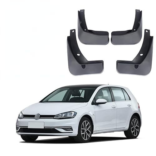 4Stücke Auto Schmutzfänger für VW Golf 7 2014 2015 2016 2017, KotflüGel Anti-Schmutz Abdeckung Car Splash Guard Screw Hole Design Car Styling Dekorationszubehör von SANSHAOWUDI