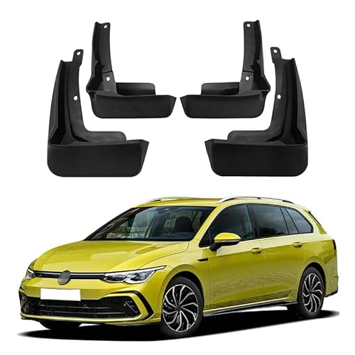 4Stücke Auto Schmutzfänger für Volkswagen Golf 8 R-Line 2020-2023, KotflüGel Anti-Schmutz Abdeckung Car Splash Guard Screw Hole Design Car Styling Dekorationszubehör von SANSHAOWUDI