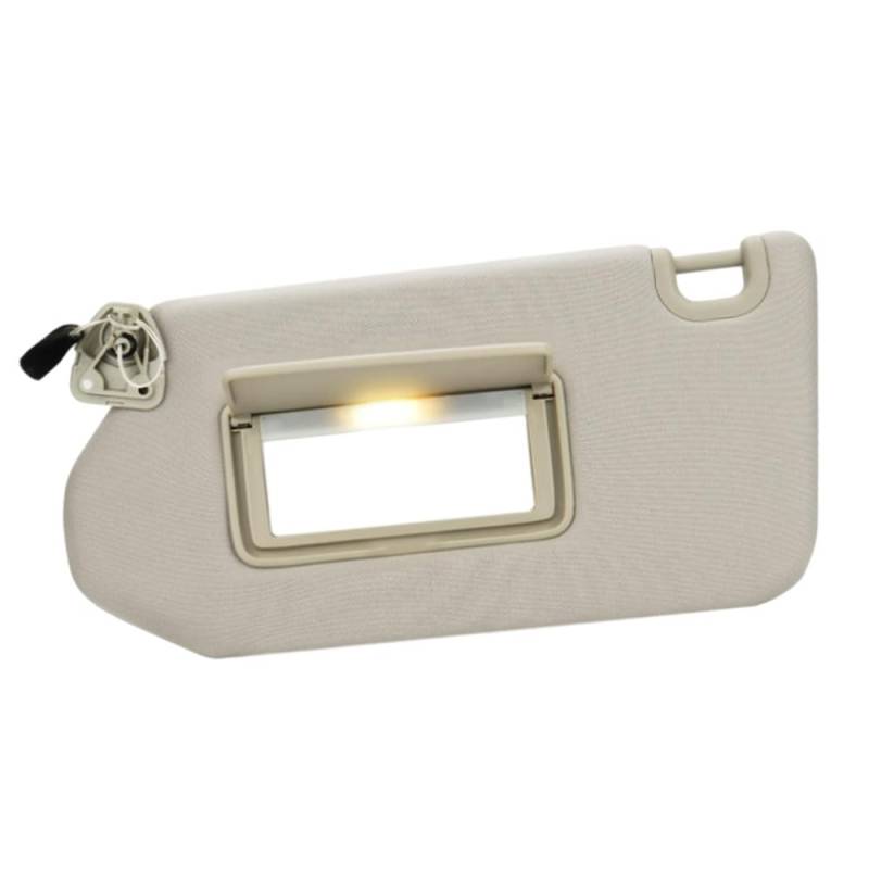 SANWAN Auto Innenraum Sonnenblende Panel mit Spiegel und Licht ersetzen, Auto Sonnenblende 96401-9PB0A 96400-9PB0A Kompatibel mit Infiniti QX60 2014-2017 Beige Links von SANWAN