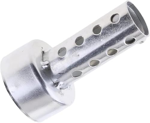 SANWAN DB Killer Universal Motorrad Muffler Universal verstellbar Muffler Silencer, 42 mm, Silber von SANWAN