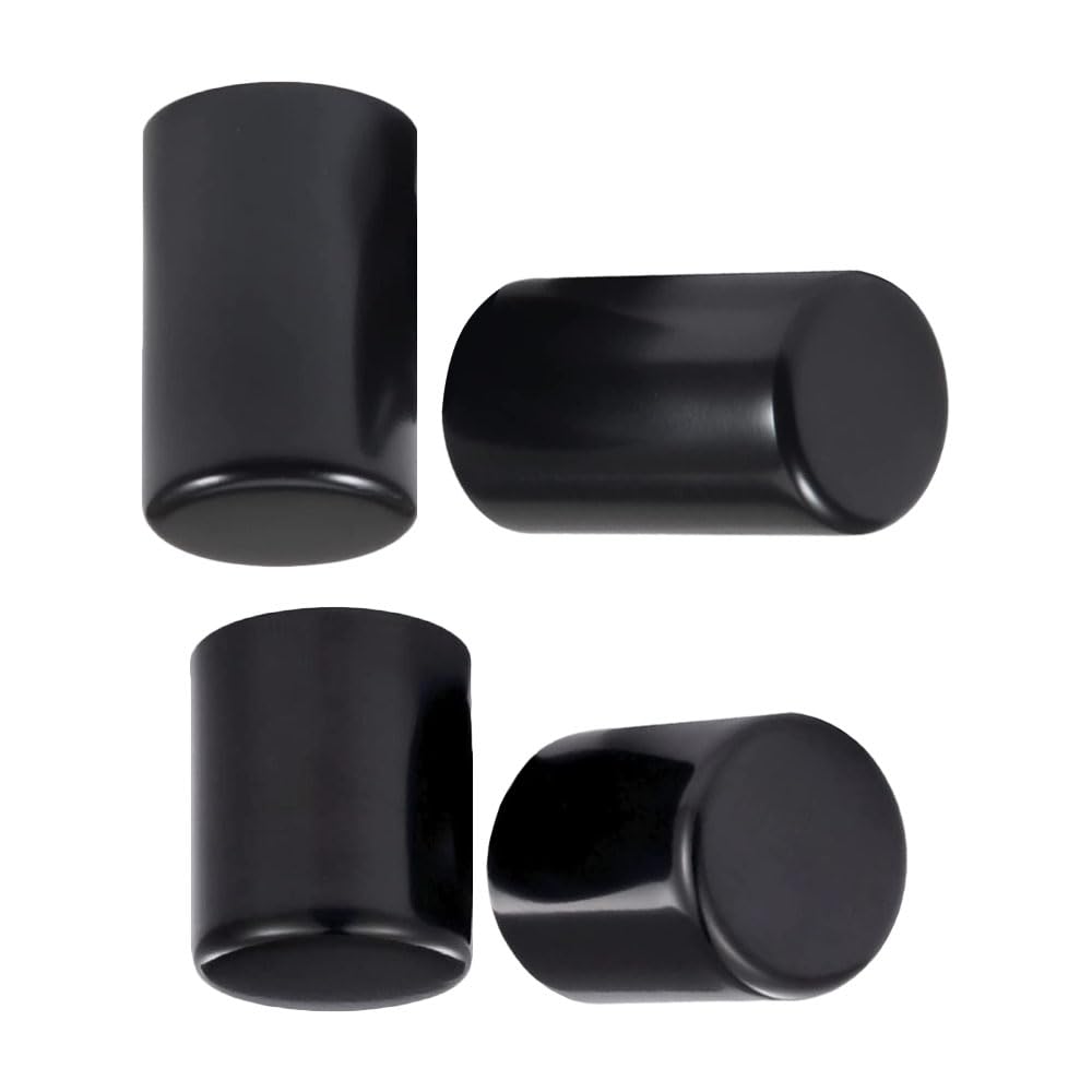 SANWAN Docking Hardware Covers Kit, Docking Hardware Point Magnet Cover Cap, 2009-2023 Compatible with Har1ey Touring Electra Glide Road King Street Glide, Black von SANWAN