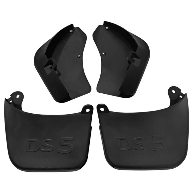 SANYFDI 4 Pcs Car Mudflap Fender Mud Guard Klappen Kumpels Accessoires Für Citroen DS 5 DS5 2011-2019 von SANYFDI