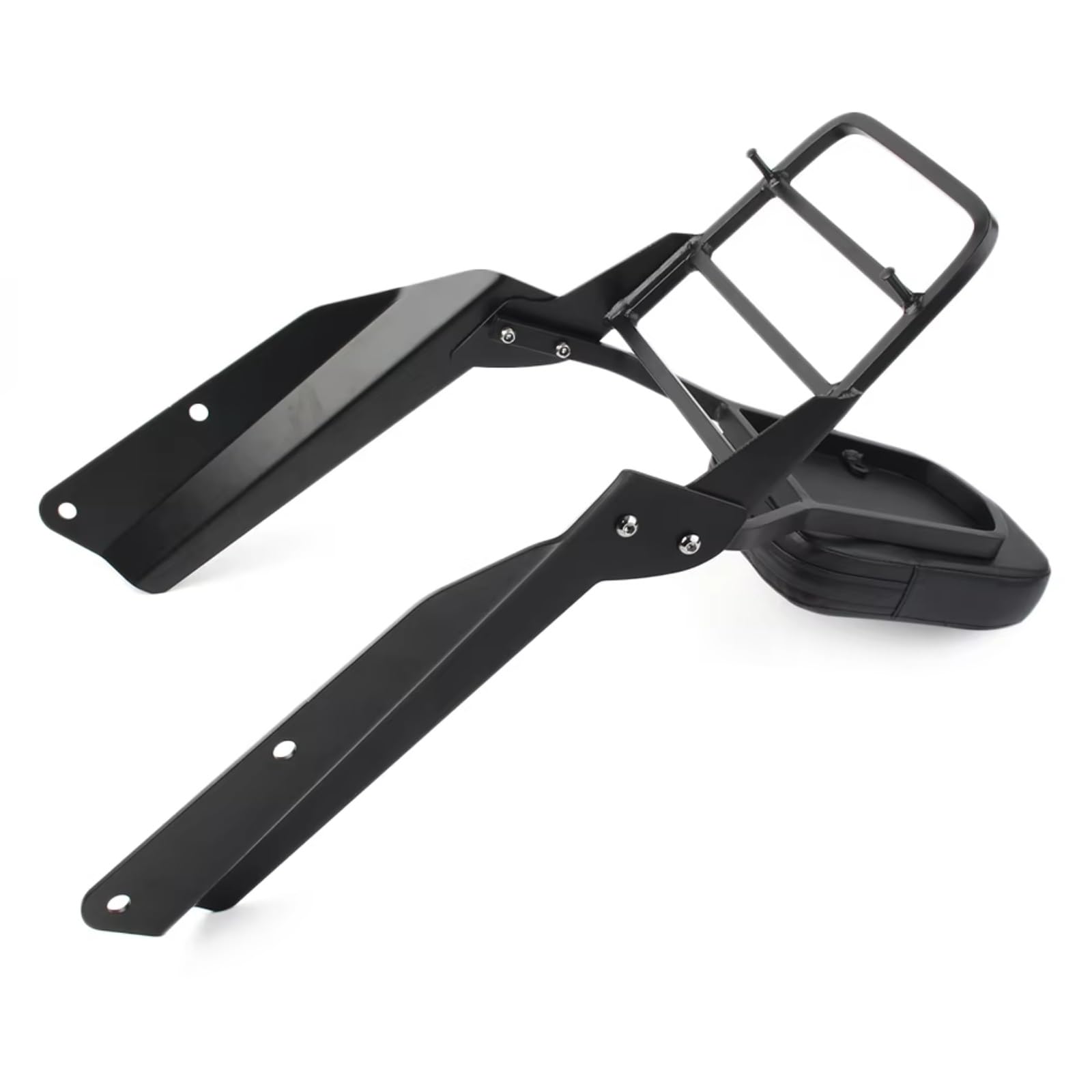 SAQIYEU Motorrad GepäCkträGer Für VTX 1300C 1800C Für VTX 1800F 2005-2011 Motorrad Hinten Gepäck Lagerung Rack Träger Motorrad Sissy Bar Rückenlehne von SAQIYEU