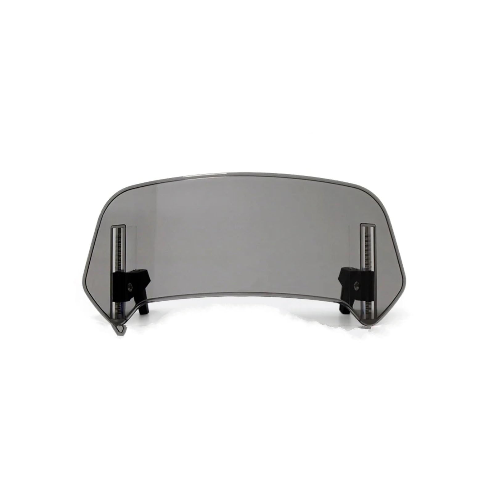 SAQIYEU Motorrad Windschild Für F850GS Für F750GS Für 1250GS Für 1250LC Motorrad Universal Windschutzscheibenverlängerung Einstellbare Spoiler Clamp-On Motorräder Deflektor(Light Smoke,Small) von SAQIYEU