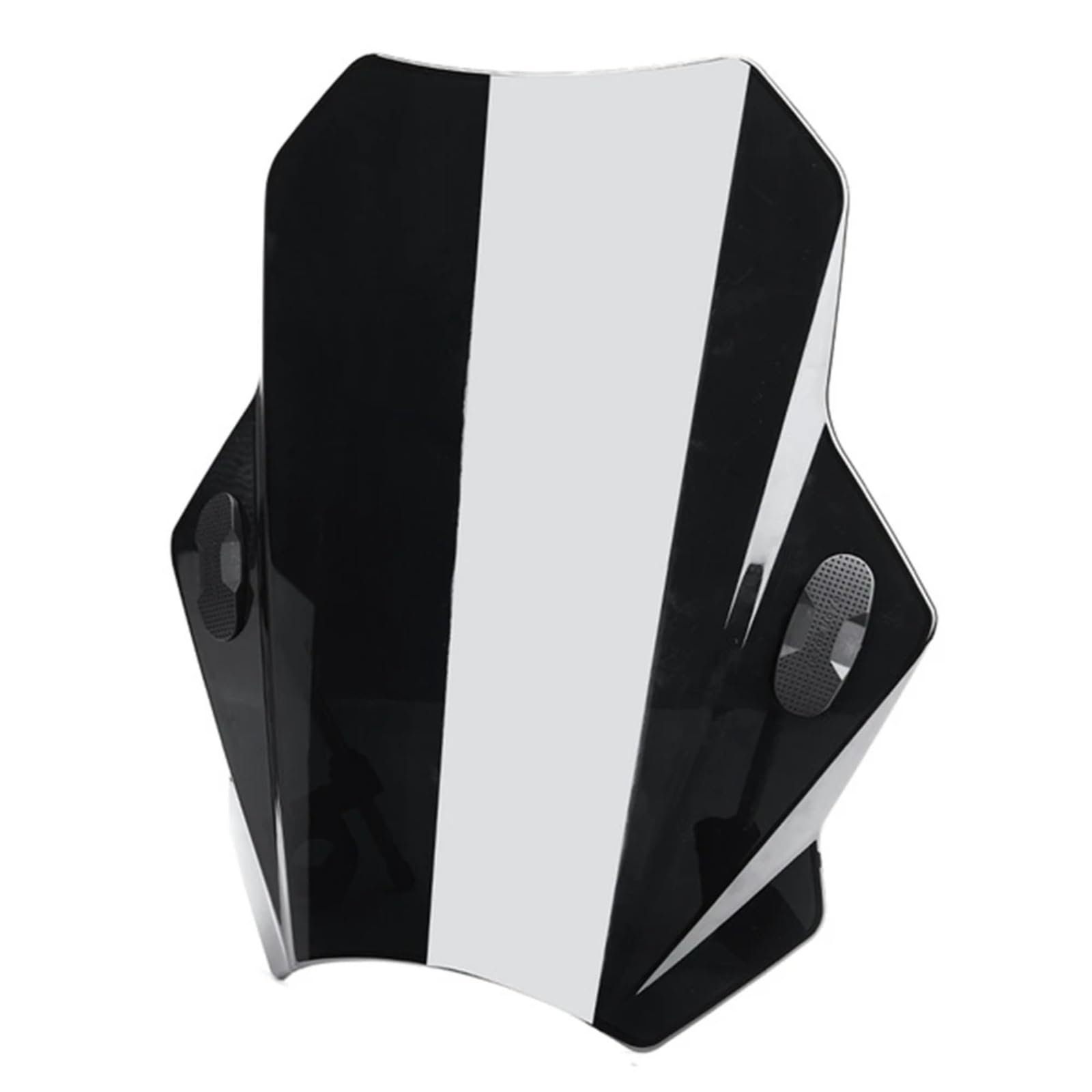 SAQIYEU Motorrad Windschild Für G310R Für R1150R Für R1200R Fahrrad Elektrische Roller Windschutzscheibe Motorrad Universal Motorrad Windschutzscheibe Spoiler(Transparent Black) von SAQIYEU