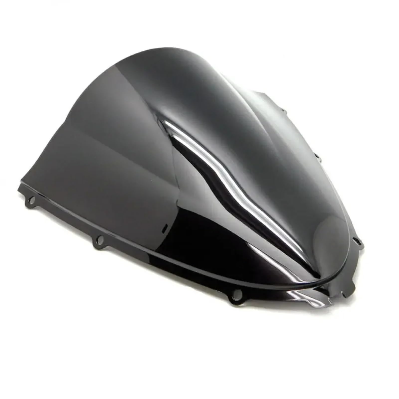 SAQIYEU Motorrad Windschild Für Ninja Für ZX14R 2006-2016 Motorrad Schwarz Double Bubble Windschutzscheibe Windschutz Bildschirm ABS Motorrad Windschutzscheibe Spoiler von SAQIYEU