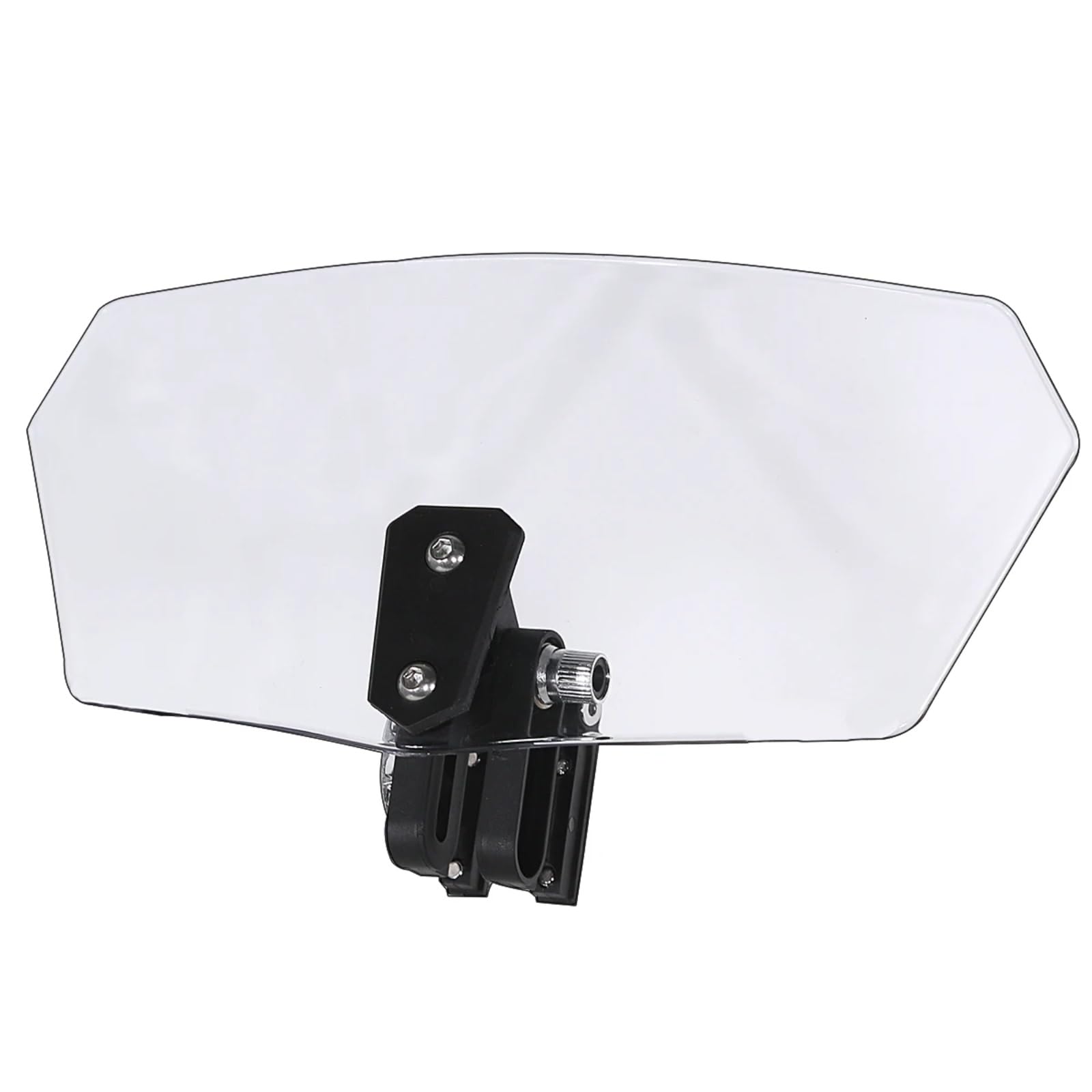 SAQIYEU Motorrad Windschild Kompatibel Mit Suzuki Für MT09 Für GS800 1200 Luftstrom Verstellbarer Windschutzscheiben-Windabweiser Universeller Motorrad-Windschutzscheiben-Motorrad-Spoiler(Clear) von SAQIYEU