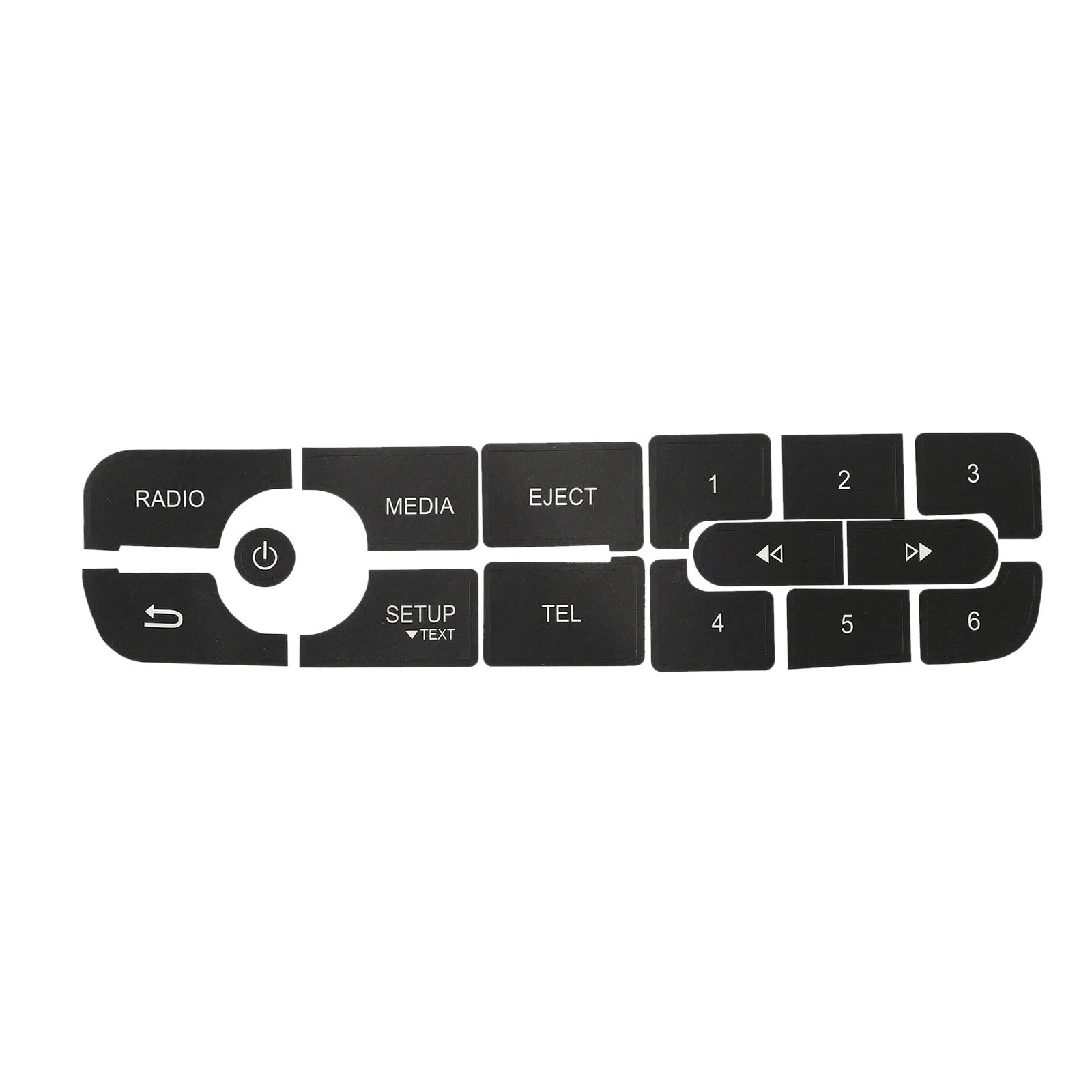 SAQIYEU Schalter Knopf Aufkleber Kompatibel Mit Für Master Auto-Innenraumaufkleber Knopfaufkleber Auto-Innenraum-Knopf-Reparaturaufkleber-Set Armaturenbrett-Knopf-Reparaturset von SAQIYEU