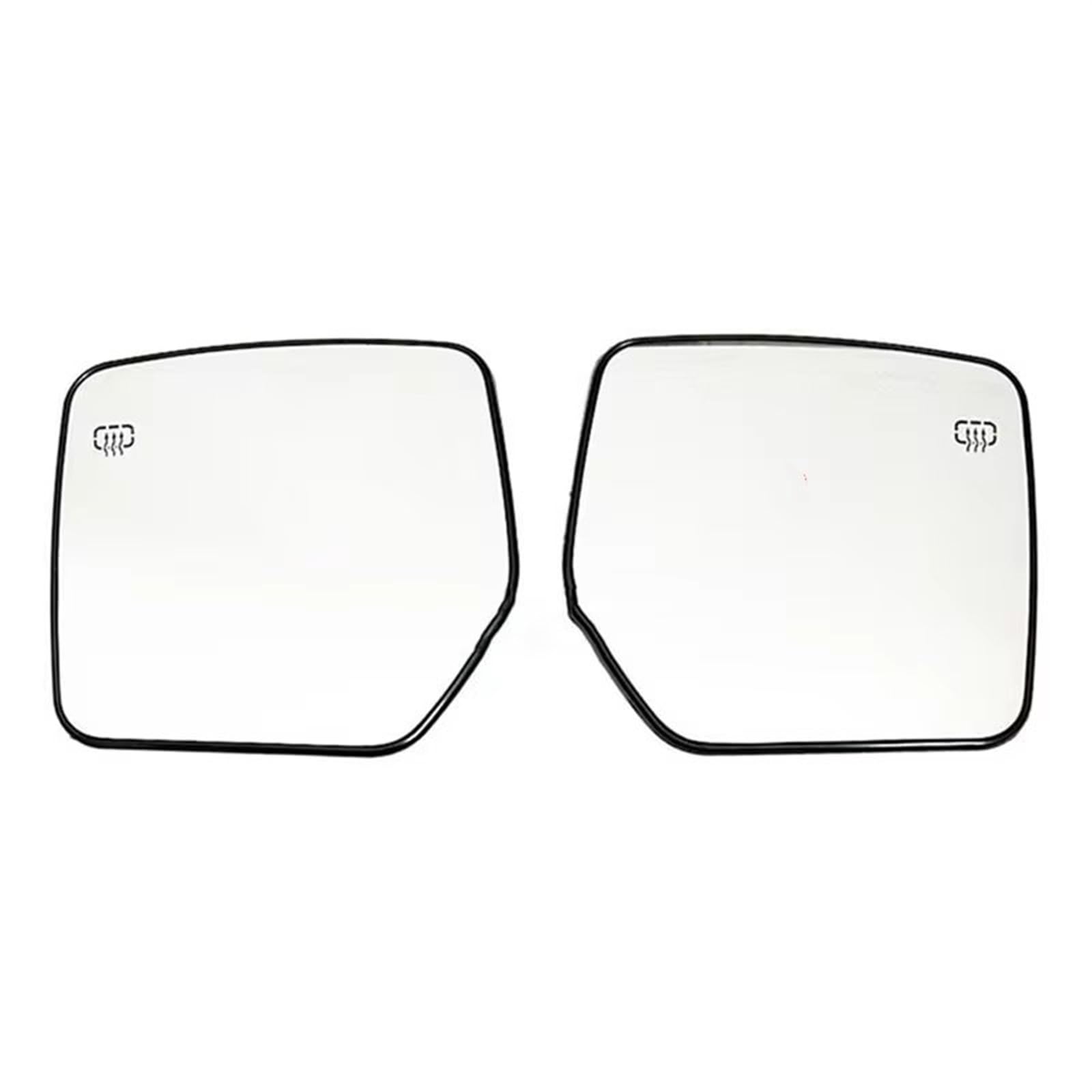 SAQIYEU Seitenspiegel Kompatibel Mit Dodge Für Nitro 2007 2008 2009 2010 Autoteile Auto Links Und Rechts Beheiztes Rückspiegelglas 68003929AA 68003928AA(1 Pair) von SAQIYEU