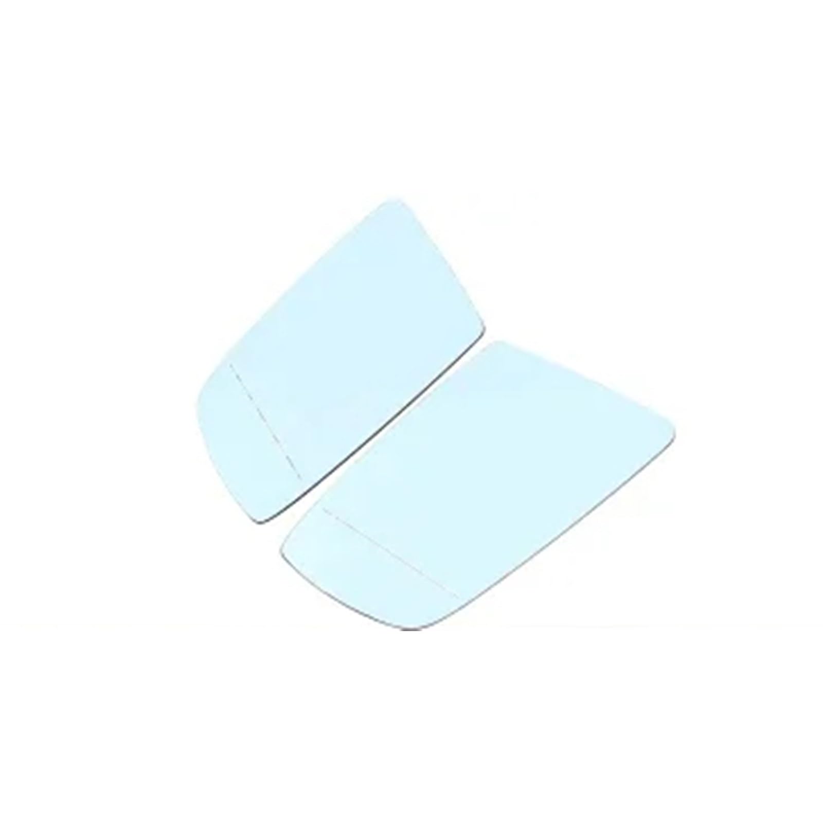 SAQIYEU Seitenspiegel Kompatibel Mit Für E60 E61 E63 E64 2004-2010 Auto-Heizspiegel Ersatz Blaues Linsenglas Zubehör Seitentür Rückspiegelglas Beheizt(1 Pair) von SAQIYEU