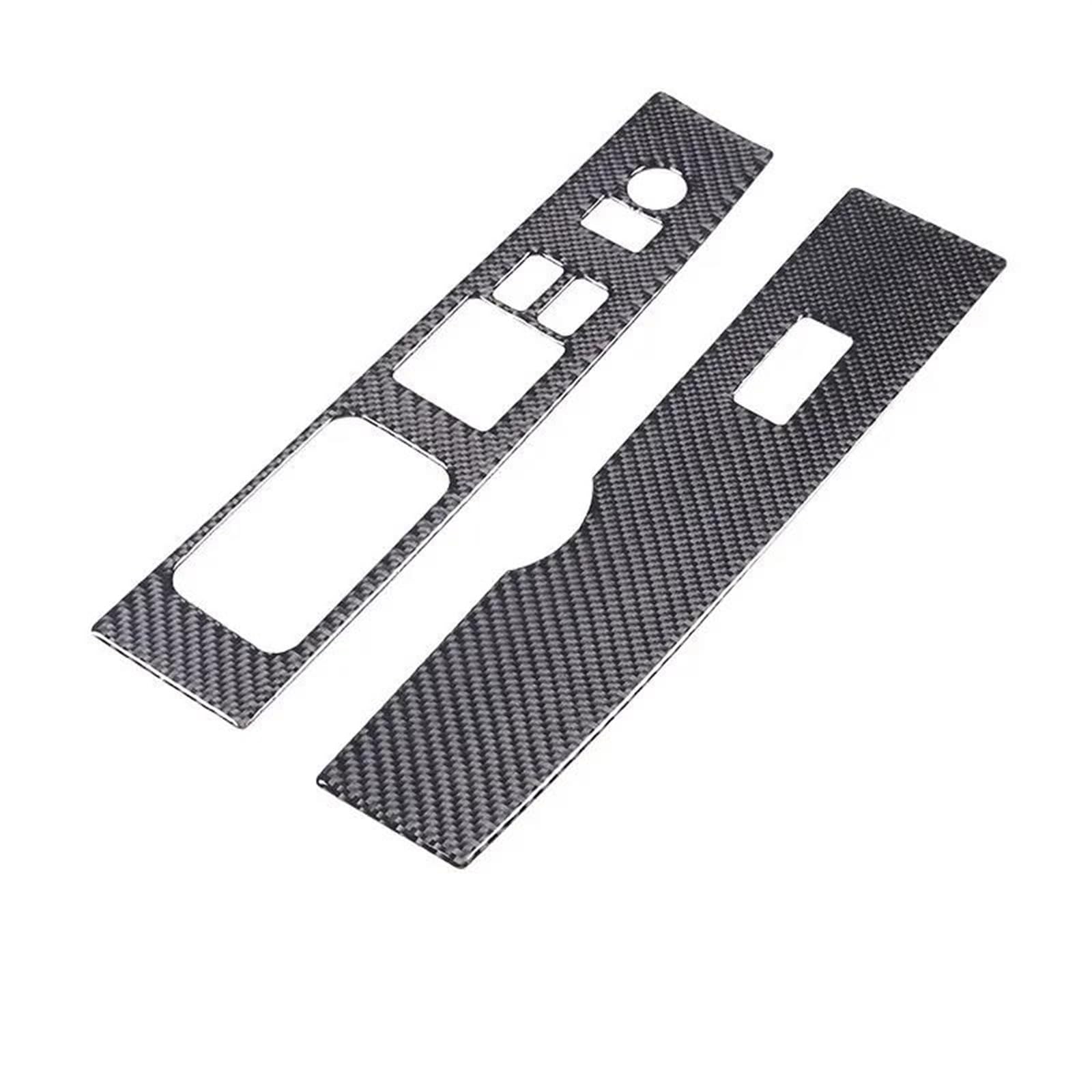 Für Nissan 350Z 2003-2006. Auto Fensterheber Schalter Tasten Rahmen Abdeckung Trim Aufkleber Auto Zubehör(Carbon Fiber RHD) von SARAYO