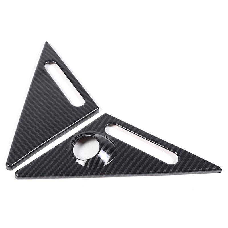 Für Smart Fortwo 2009–2015. Auto A-Säule Antenne Panel Abdeckung Trim Aufkleber Autozubehör(Carbon Fiber) von SARAYO