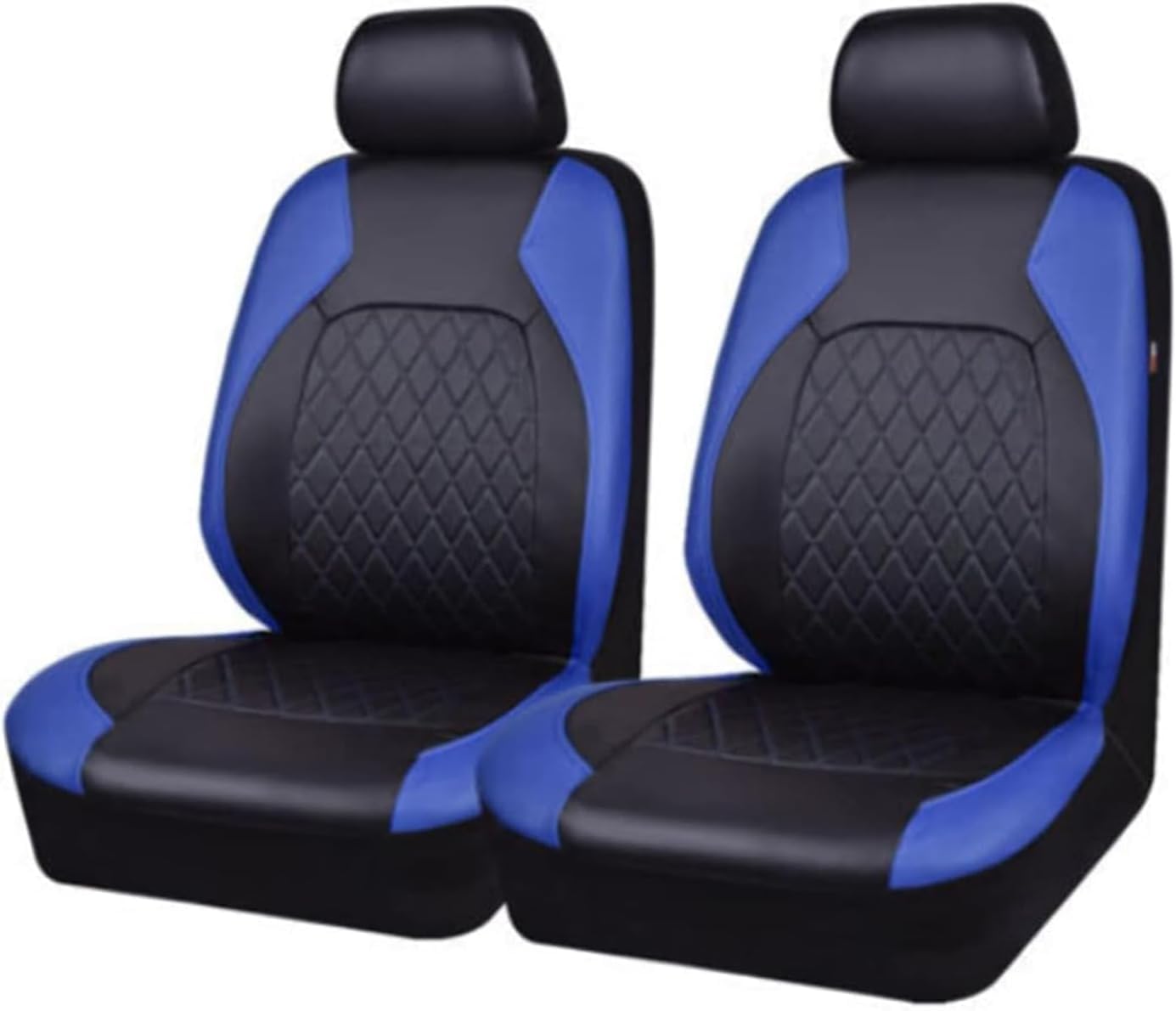 Auto Leder Sitzbezüge für Jeep Grand Cherokee WJ 1999-2004, 9 Stück Allwetter rutschfest Wasserdicht Atmungsaktiv Schonbezug Set Sitzkissenschutz,C/Blue von SARCX