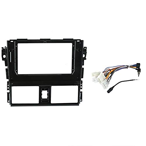 SAROAD 10 2Din Auto Radio Blenden Rahmen DVD Panel LüNette Rahmen Installation Verkleidung Satz für VIOS Yaris 2013-2017 von SAROAD