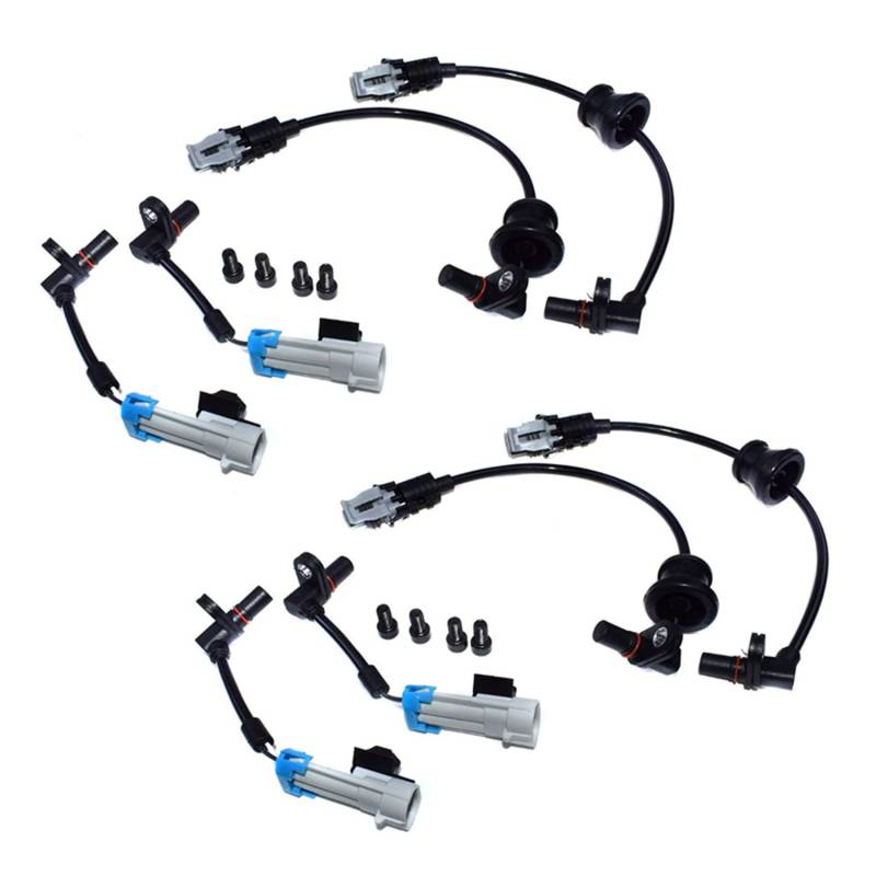 SAROAD 2 x Raddrehzahlsensor vorne hinten für Captiva 96626078 96626080 von SAROAD