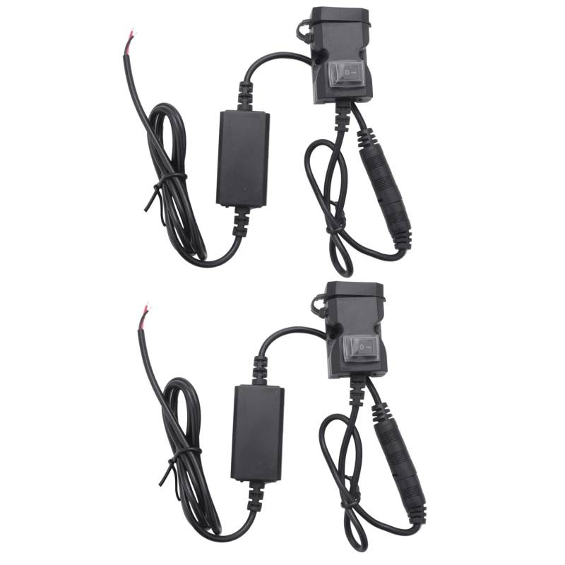 SAROAD 2X 12V Wasserdichtes Motorrad Motorrad Dual USB LadegeräT Steckdose Adapter Auslauf von SAROAD