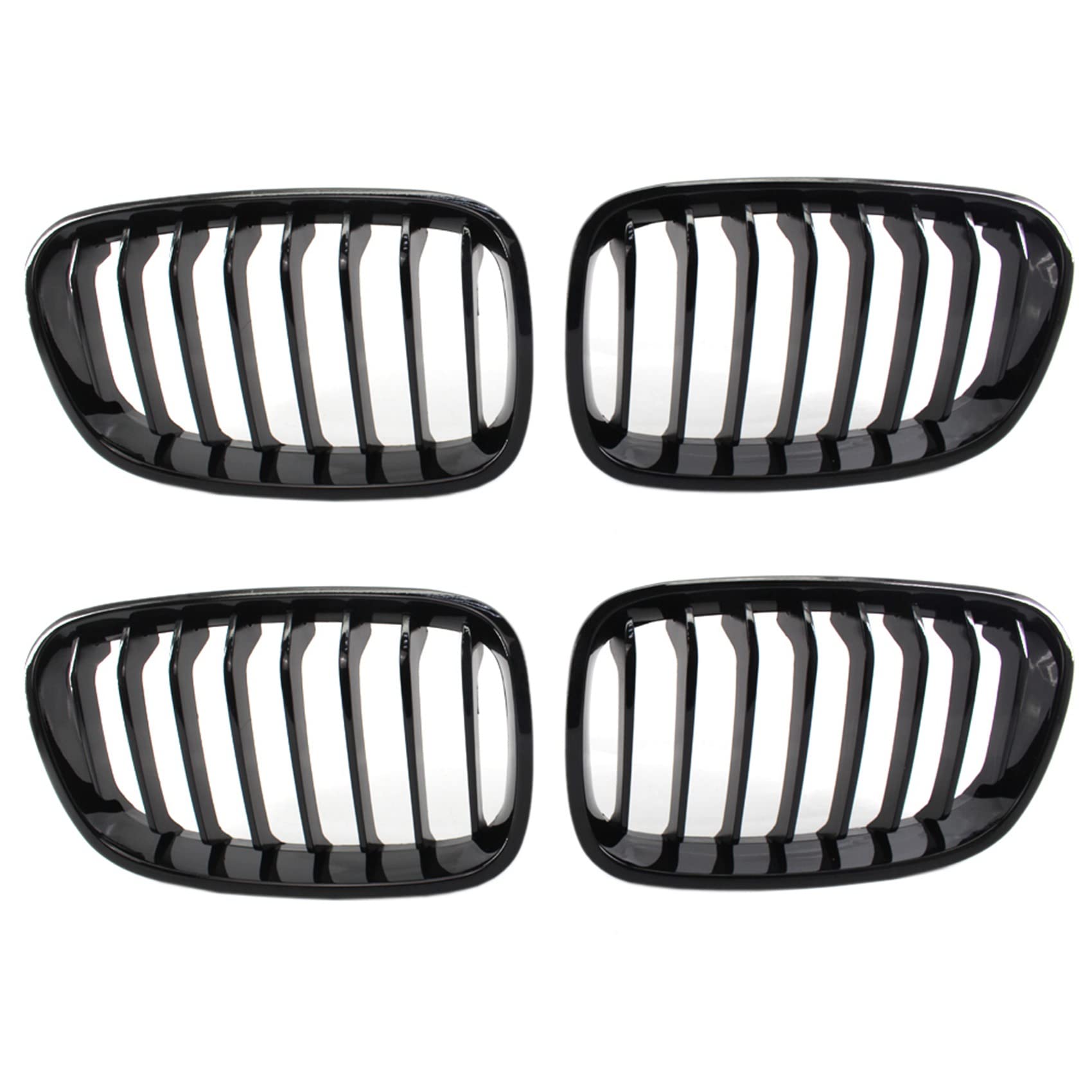 SAROAD 2X Schwarzer Front Nieren Grill Grill für F20 1 Serie 2011-2014 von SAROAD