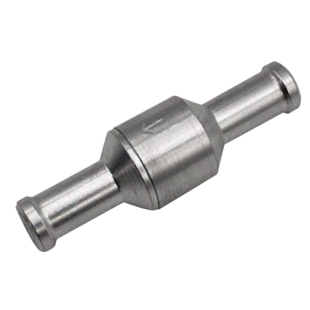 SAROAD 3 Stücke 8 mm Rück Ventil Bremse Servover Stärker Kein Rück Lauf Inline Einweg Ventil Rück Ventil Vakuum Aluminium Ventil von SAROAD