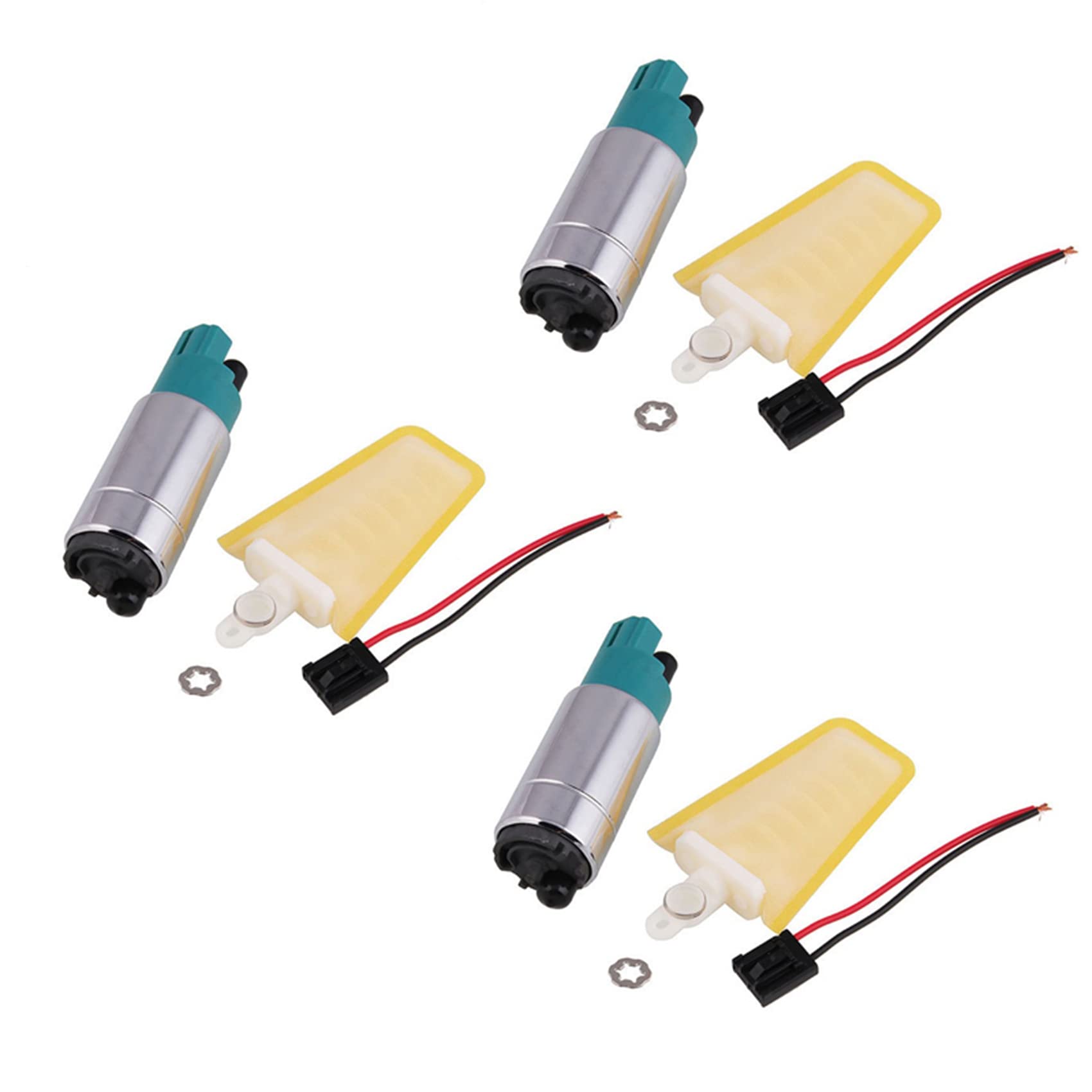 SAROAD 3 x Universal Ersatz In-Tank Elektrische Kraftstoffpumpe Installationsset Ersatz 38 mm für von SAROAD