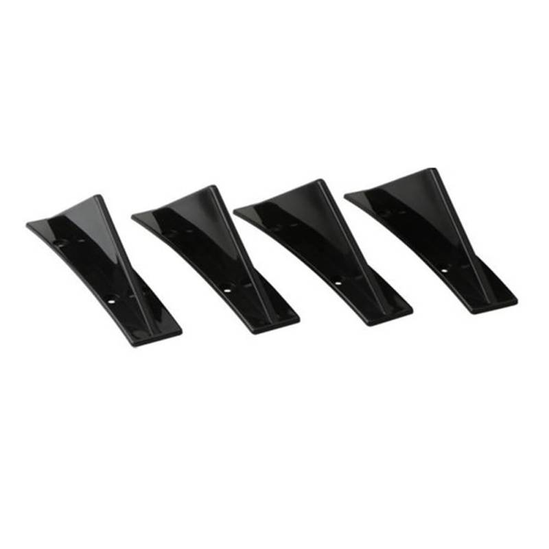 SAROAD 4 Stück Auto Heckstoßstange Diffusor Auto Heckstoßstange Spoiler Splitter Schwarz Auto Styling Autoteile von SAROAD