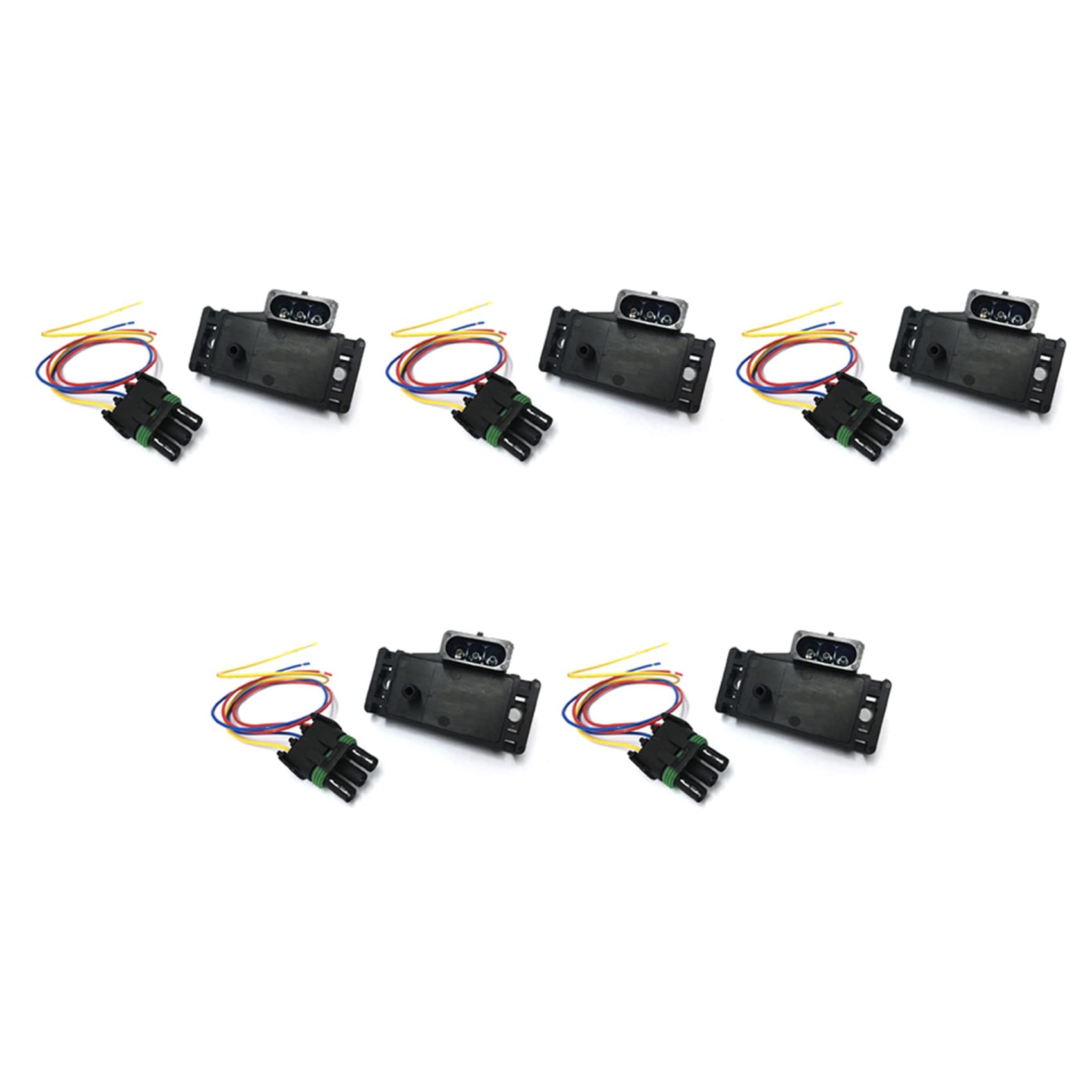 SAROAD 5X 3 Bar Diagramm Krümmer Druck Sensor Turbolader Kabel Stecker 12223861 für von SAROAD