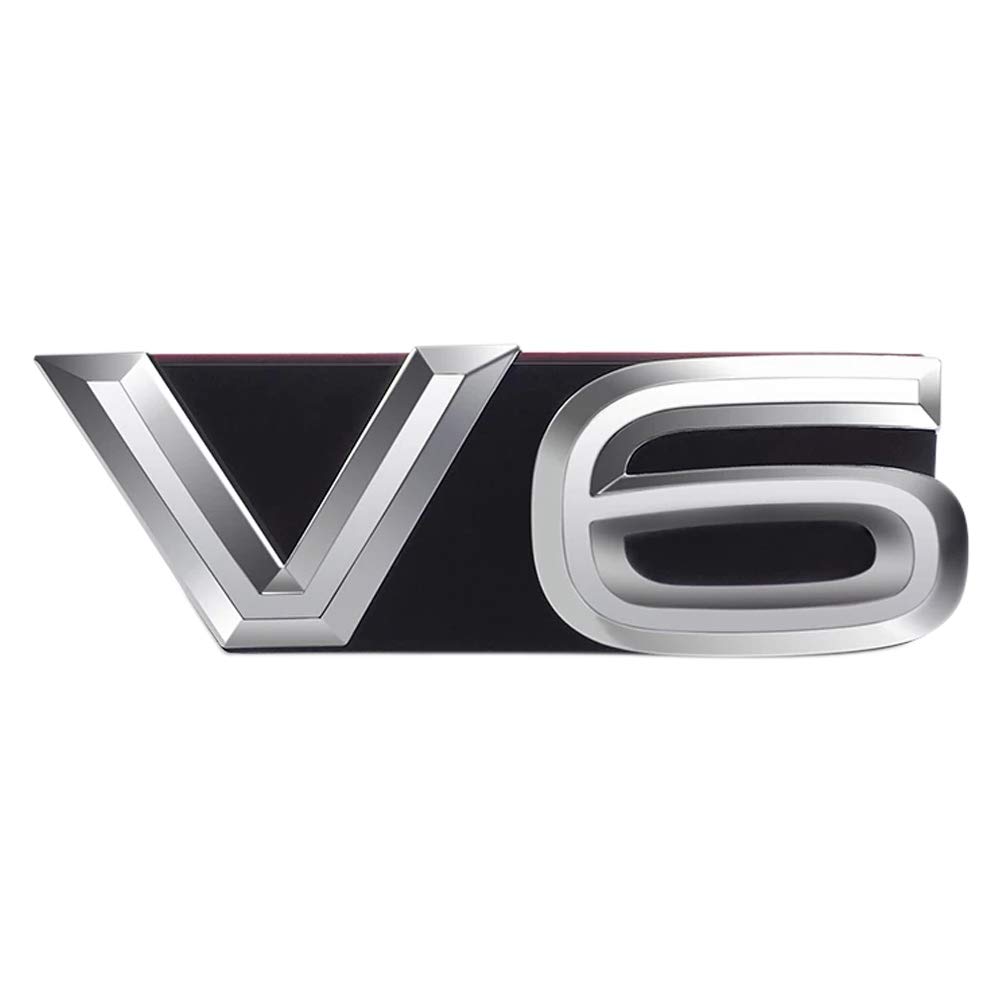 SAROAD Auto Products Emblem V6 Kühlergrill-Aufkleber für Teramont Philadon Magotan V6 Aufkleber von SAROAD