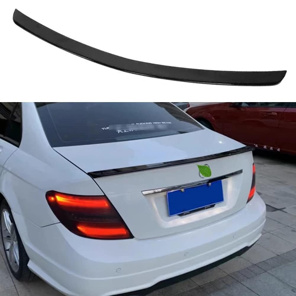 Auto Heckspoiler,kompatibel mit Mercedes- Benz W204 C Class 2008-2014 2009 2010 2011 2012 2013 C180/C200/C230, Auto Dachdekoration Schwanz von SARUEL