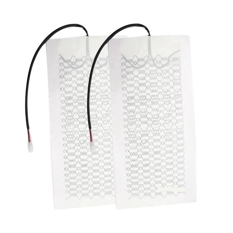 SASJQVMX 2/4 Stücke 12V Universal Auto Sitz Heizung Deckt Pad Carbon Faser Auto Auto Sitz Heizkissen Runde Schalter Kissen Matte Winter Wärmer(2pcs) von SASJQVMX