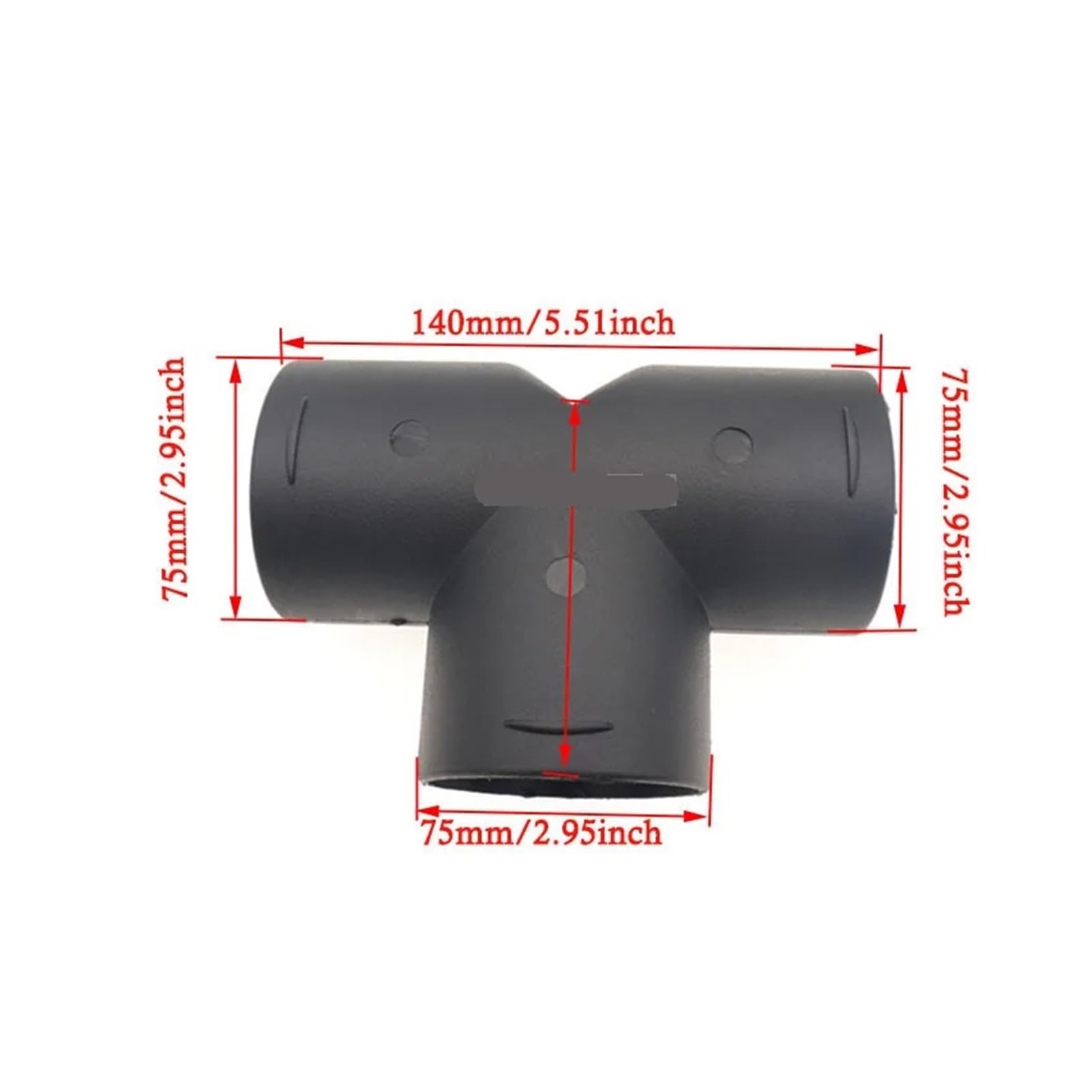 SASJQVMX 42mm/60mm/75mm/90mm Parkplatz Heizung Auspuff T Rohr Anschlüsse Air Vent Kanalauslass Teile(75 mm) von SASJQVMX